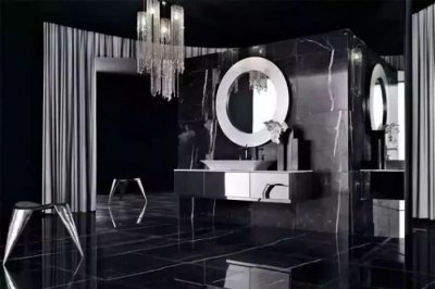 Why is black stone whitish?